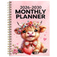 🏆Surprise Price: Only £8.99!!!🐮 2026–2030 Monthly Planner ✨ Cute Highland Cow 5-Year Calendar | Large Monthly Blocks for Long-Term Planning