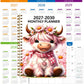 🏆Surprise Price: Only £8.99!!!🐮 2026–2030 Monthly Planner ✨ Cute Highland Cow 5-Year Calendar | Large Monthly Blocks for Long-Term Planning