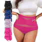 🌸Buy 1 Get 2 Free✨Plus-Size High-Waist Cross Tummy Control Panties💕