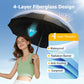 ☔✨50% OFF! 🌧️💨 12-Rib Windproof Umbrella – Large Coverage, Compact Fold & Durable Frame for Heavy Rain & Wind. ✨