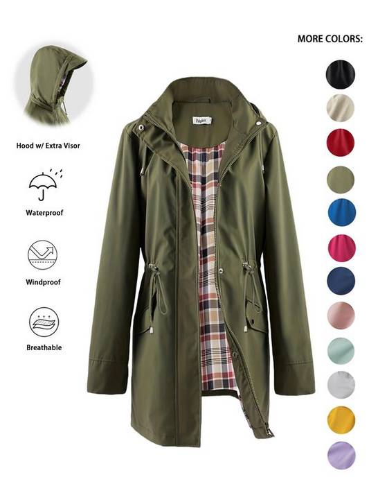 💖LAST DAY SALE 50% OFF✨🧥 Chic. Lightweight. Waterproof: Unleash Style and Durability in Any Storm!