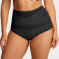 🌸Buy 1 Get 2 Free✨Plus-Size High-Waist Cross Tummy Control Panties💕