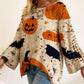 🎃Women's Halloween Loose Fit Batwing Knit Sweater🎁🧥