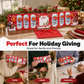 🎄 Festive Cash Gift Card: Multi-Slot Holder, Greeting Message Panel, with Envelope & Ribbon